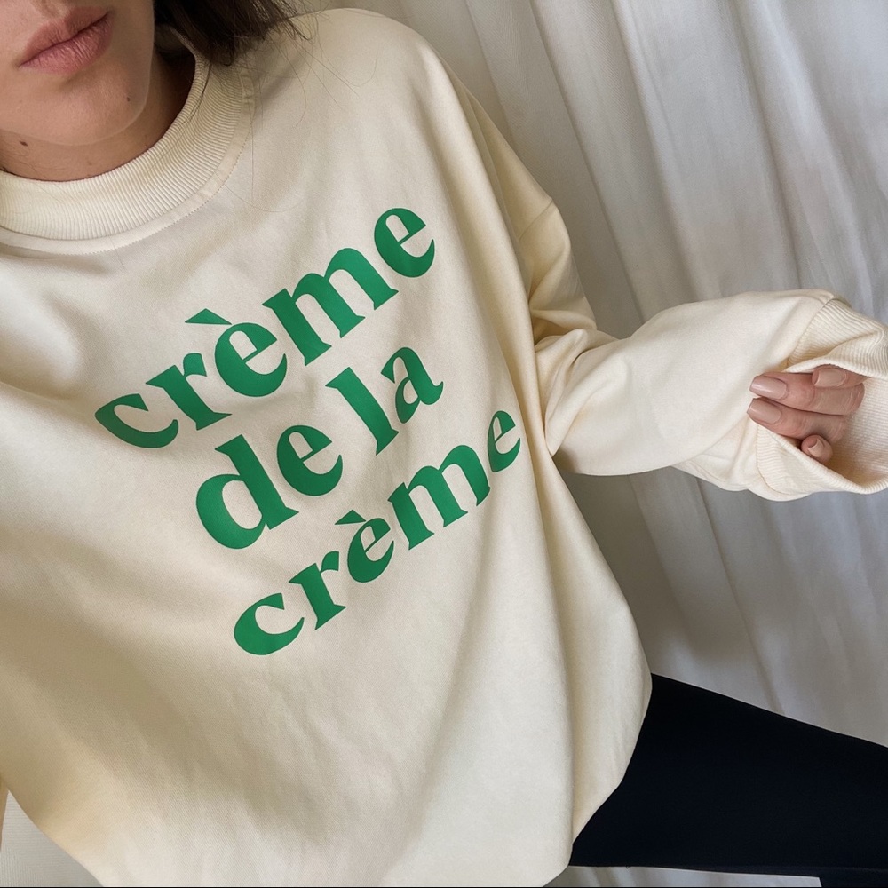 Crème De La Crème Sweatshirt — Cream - Picture 3 of 10